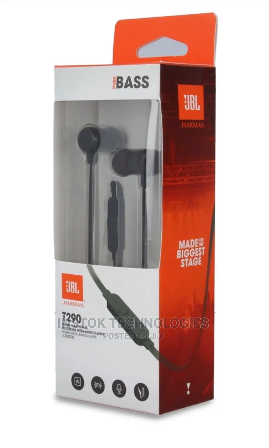 JBL Tune 290 Aluminum High Bass Earphones - Offer