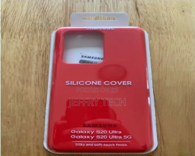 Samsung Silicone Cover for Samsung Galaxy S20 ULTRA - Red