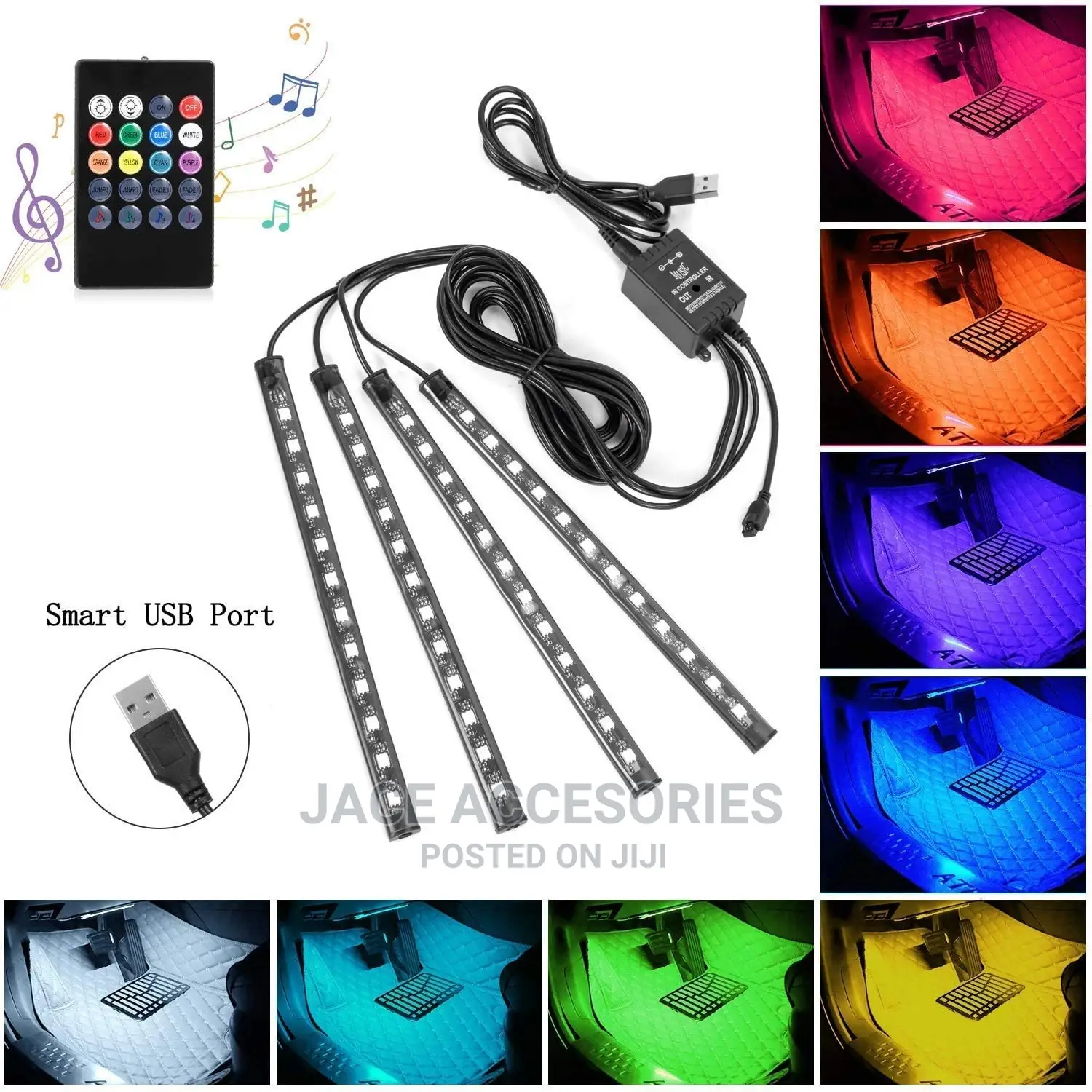 Cool Car Interior Decor 8 Different Colors