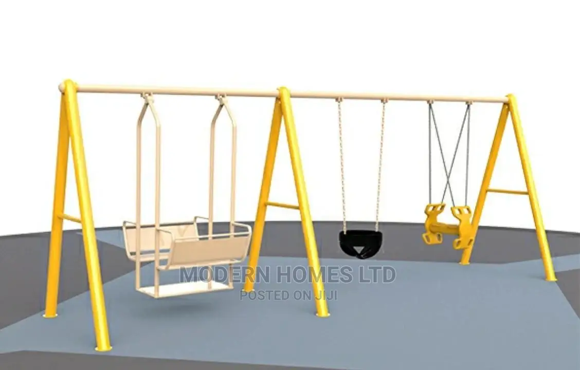 Colorful Children Swing With Comfortable Seats