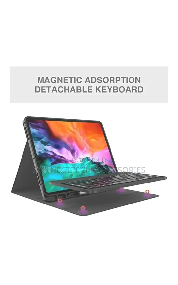 iPad Pro 12.9 2021 Keyboard Case With Apple Pencil Slot