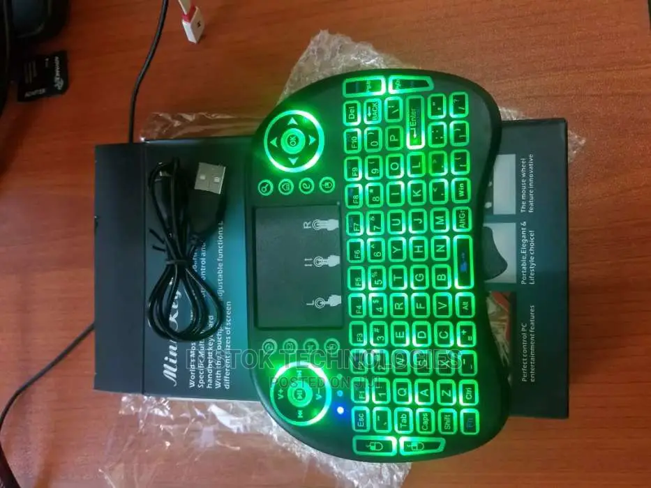 Backlit Wireless Mini Keyboard for Android Box,Smart TV ,PC