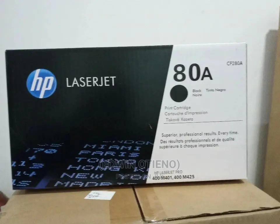 HP 80A (CF280A) Black Original Laserjet Toner Cartridge