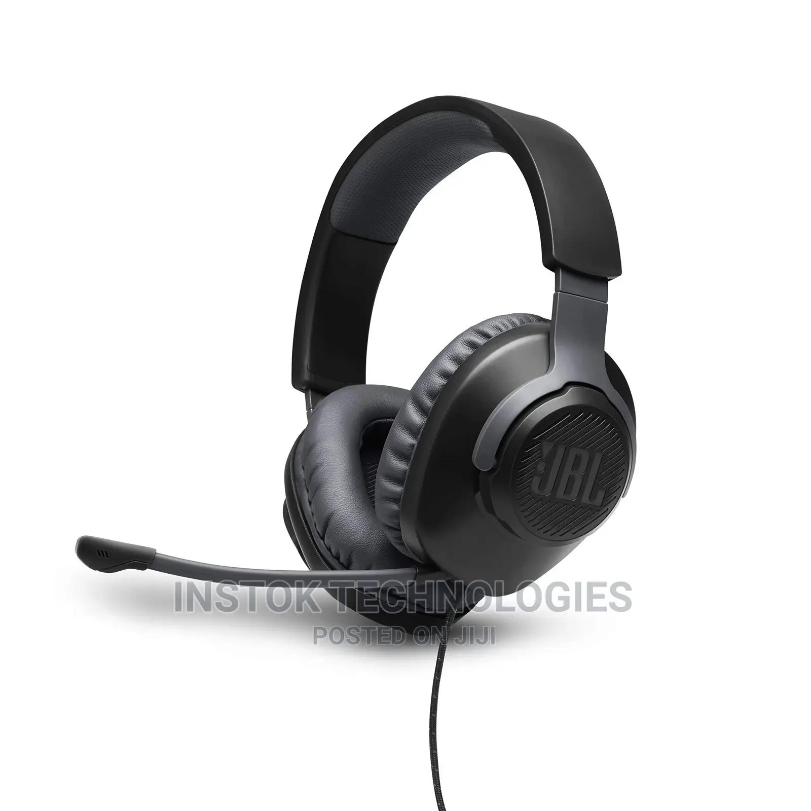 Jbl Quantum 100 - Wired Over-Ear Gaming Headphones - Black