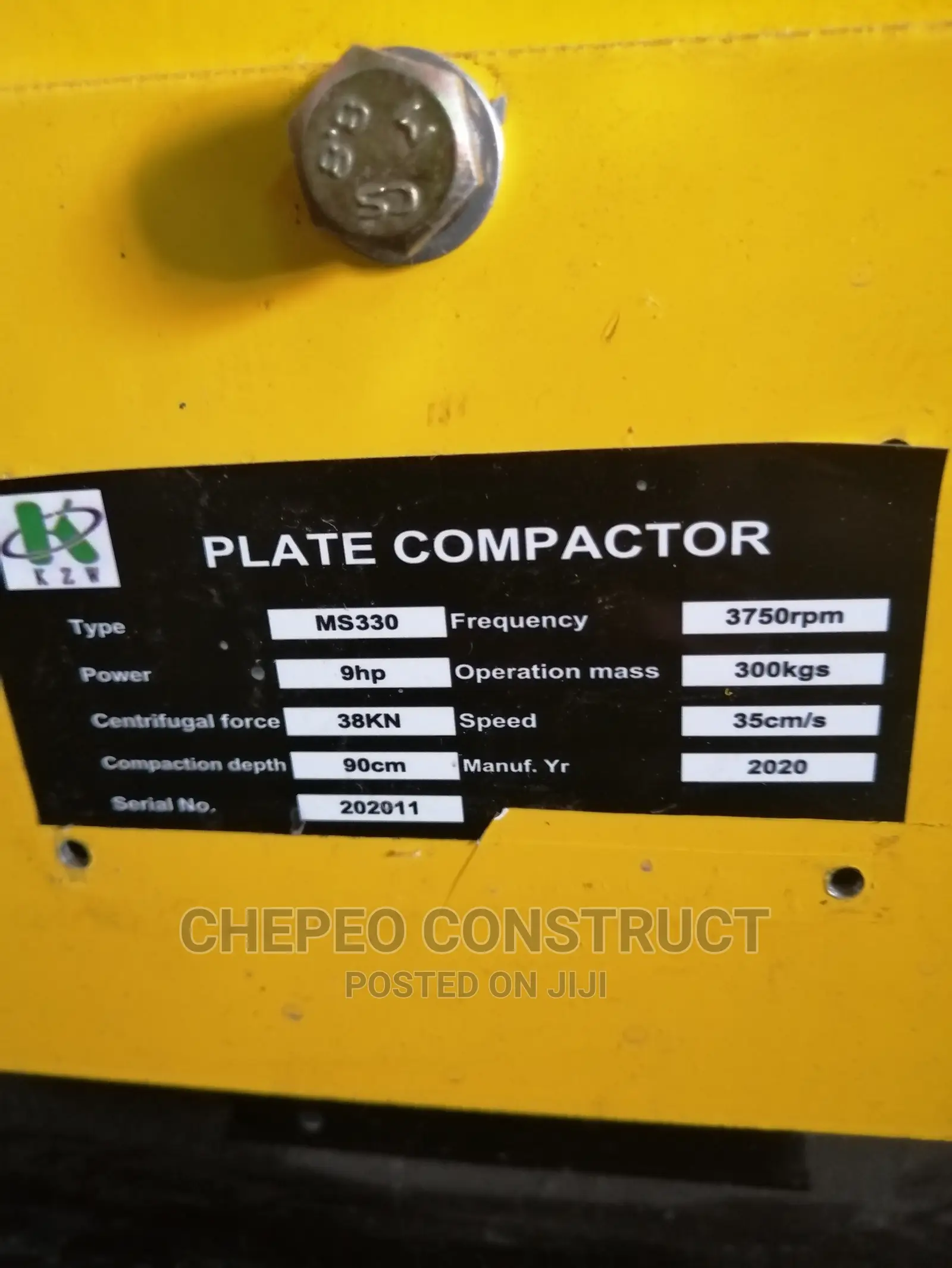 Plate Compactor Heavy Duty
