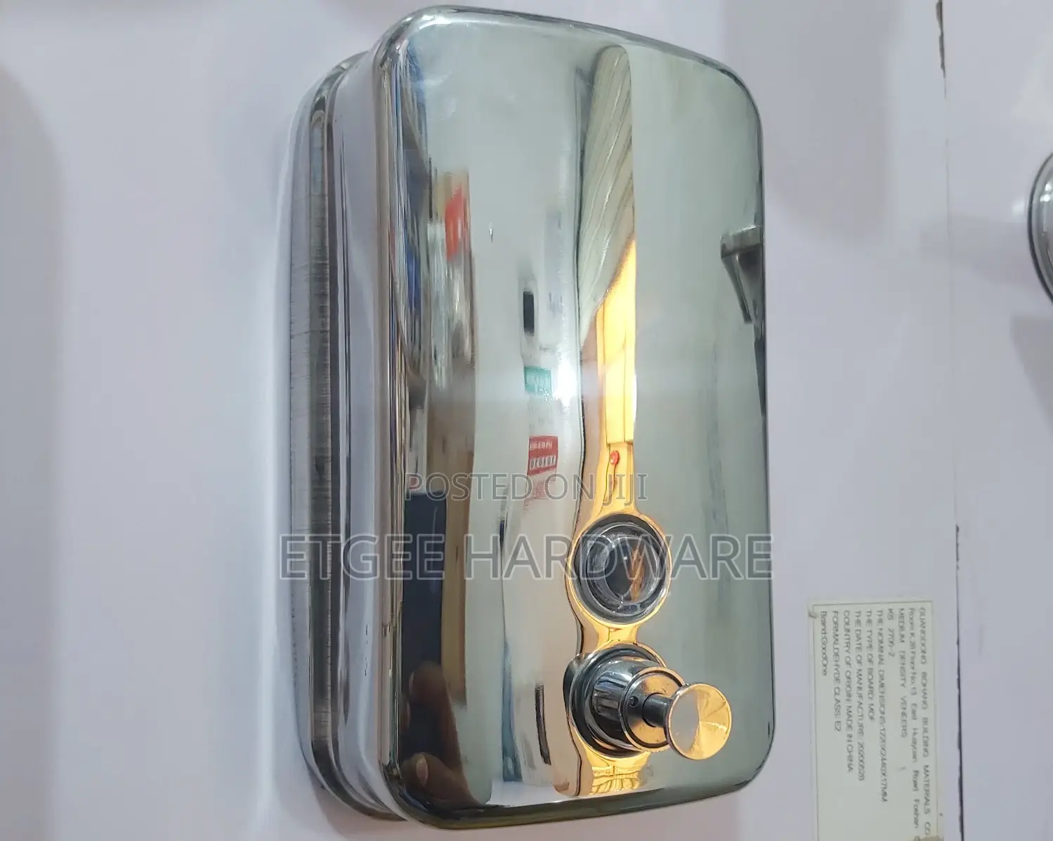 Soap Dispenser Stainless Steel 1ltr