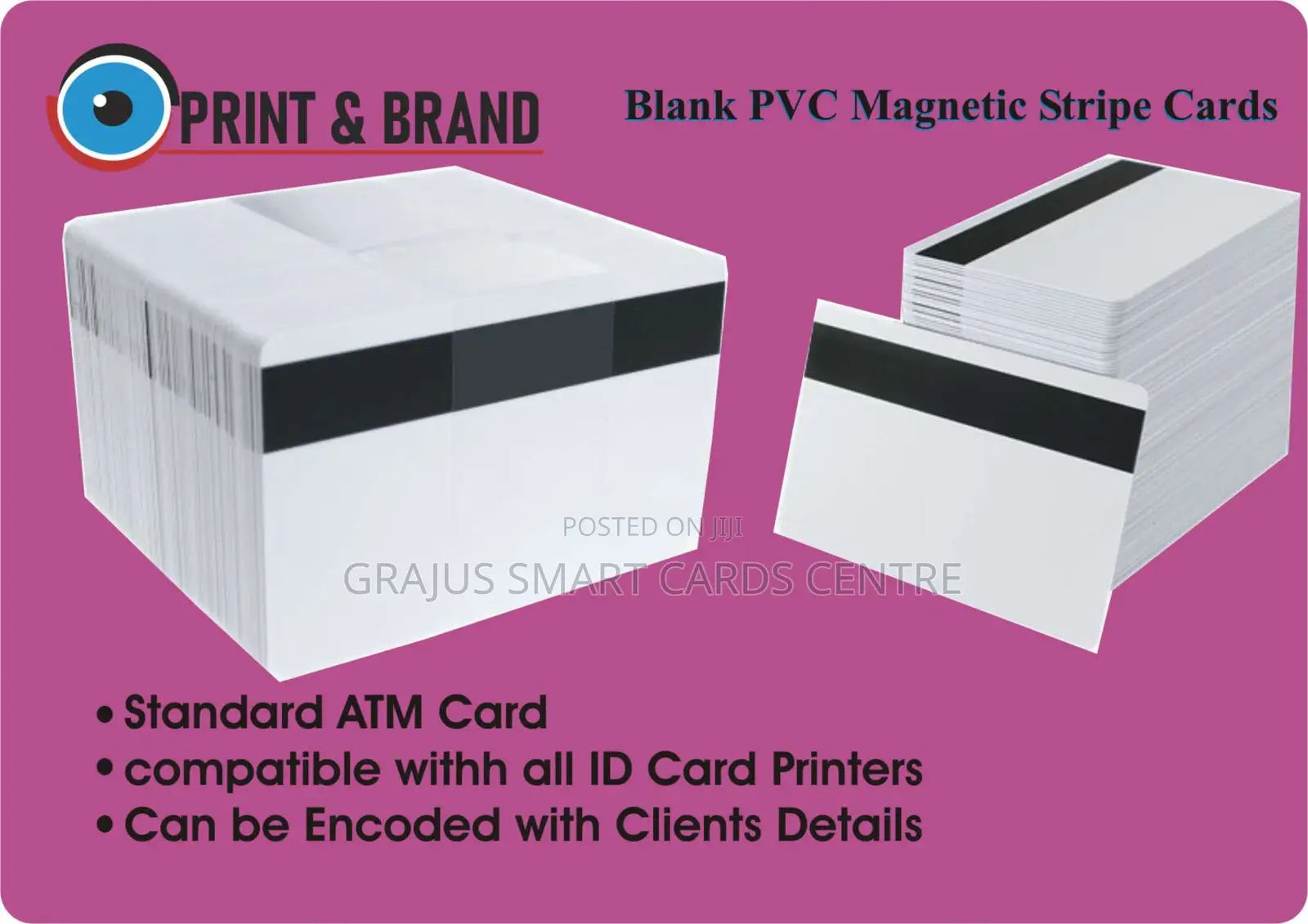 HICO Magnetic Stripe 3 Track CR80 PVC Card