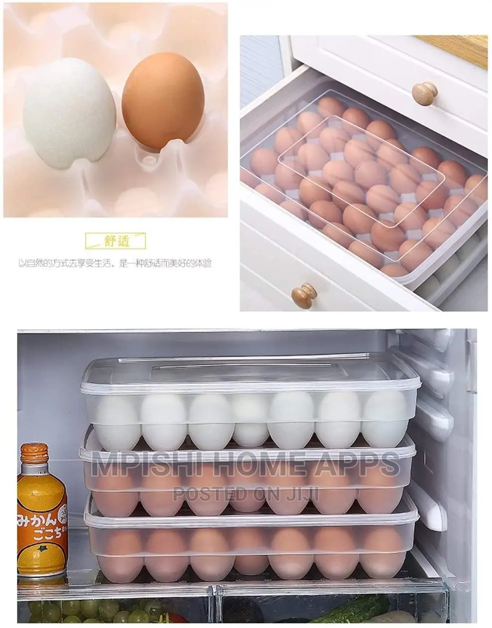 Eggs Storage Containers 30pcs