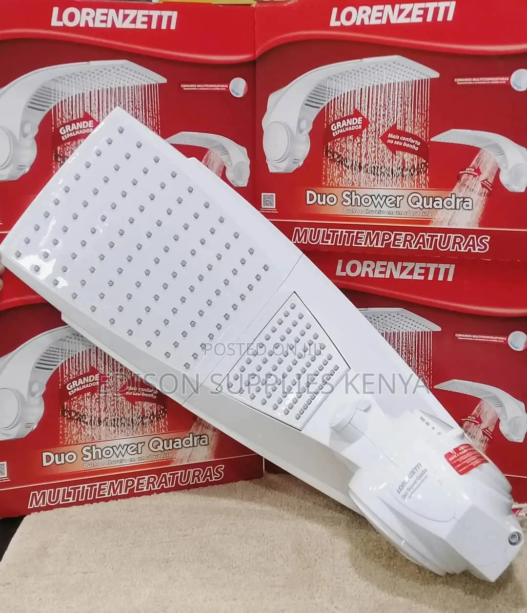 Lorenzetti Duo Quadra Shower Instant Heater -2 Heads