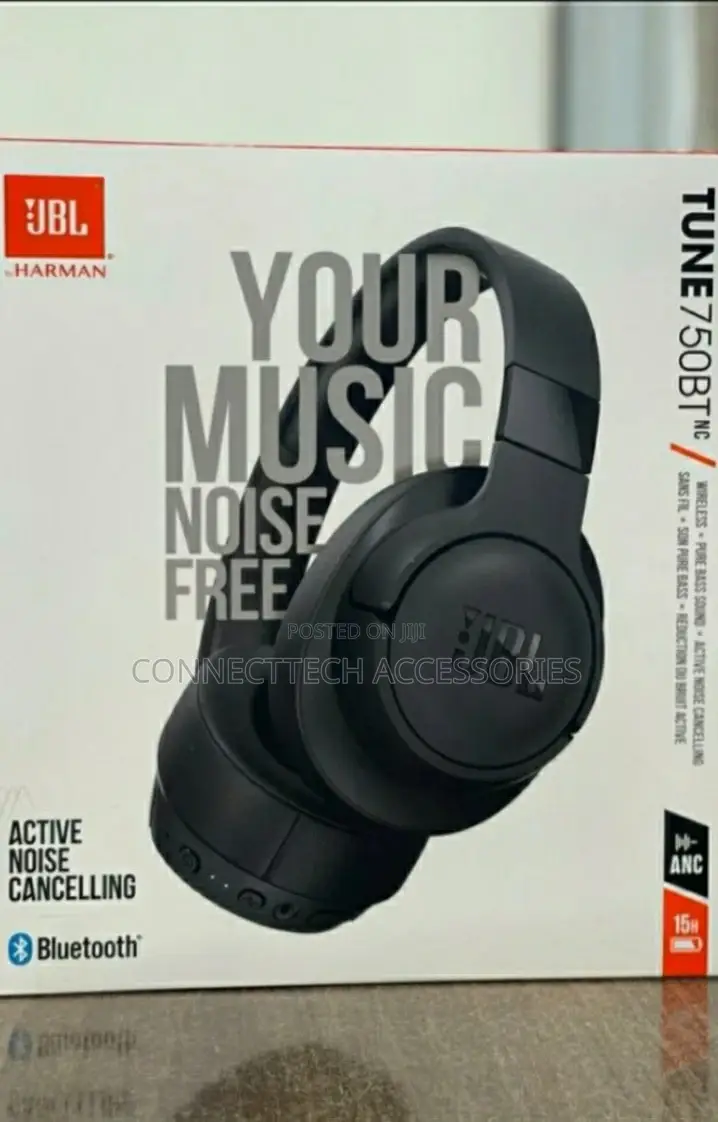 JBL TUNE 750BT With Active Noise Cancelling
