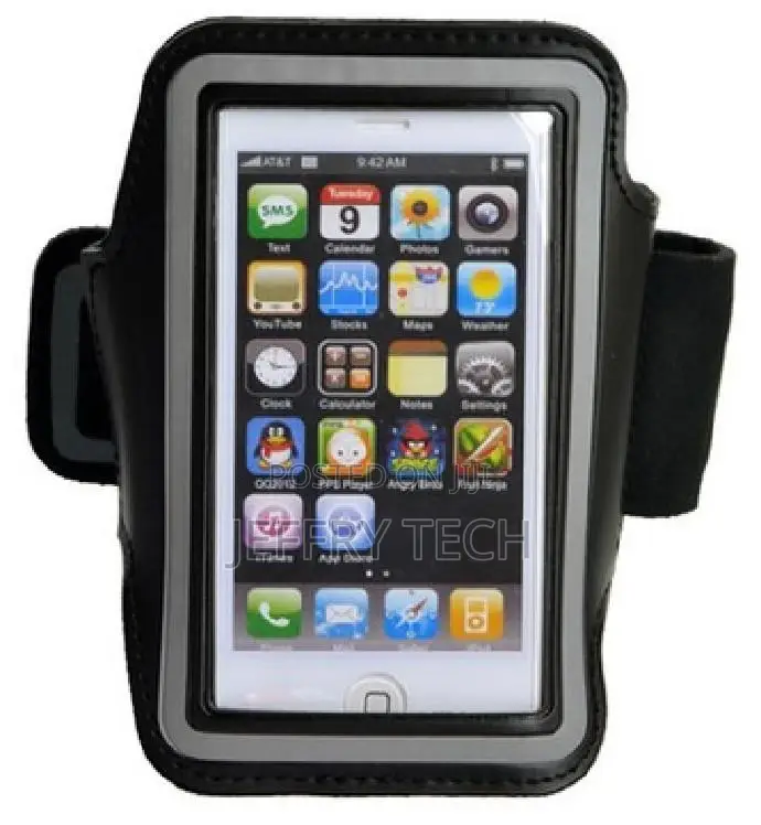 Arm Band for iPhone 5, 5S, 5C - Slot for Keys - Perfect For