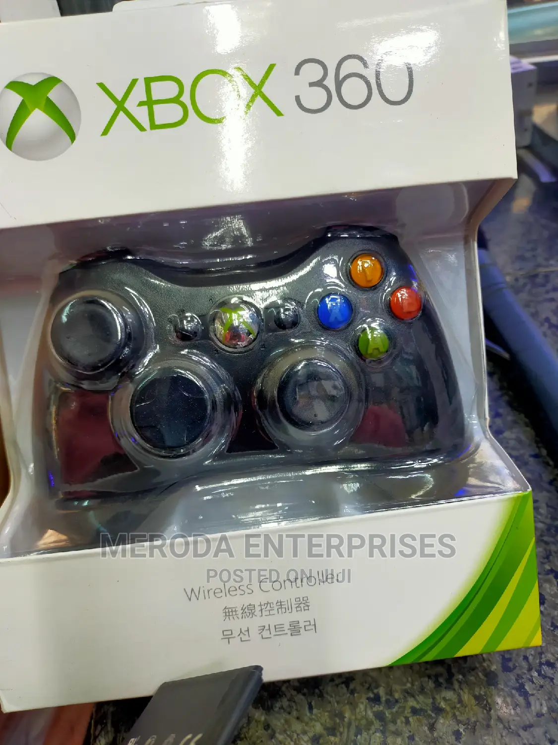 Wireless Controller Pad Black