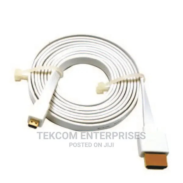 D-Link HDMI to Micro HDMI 1.8 Meter Flat Cable - White