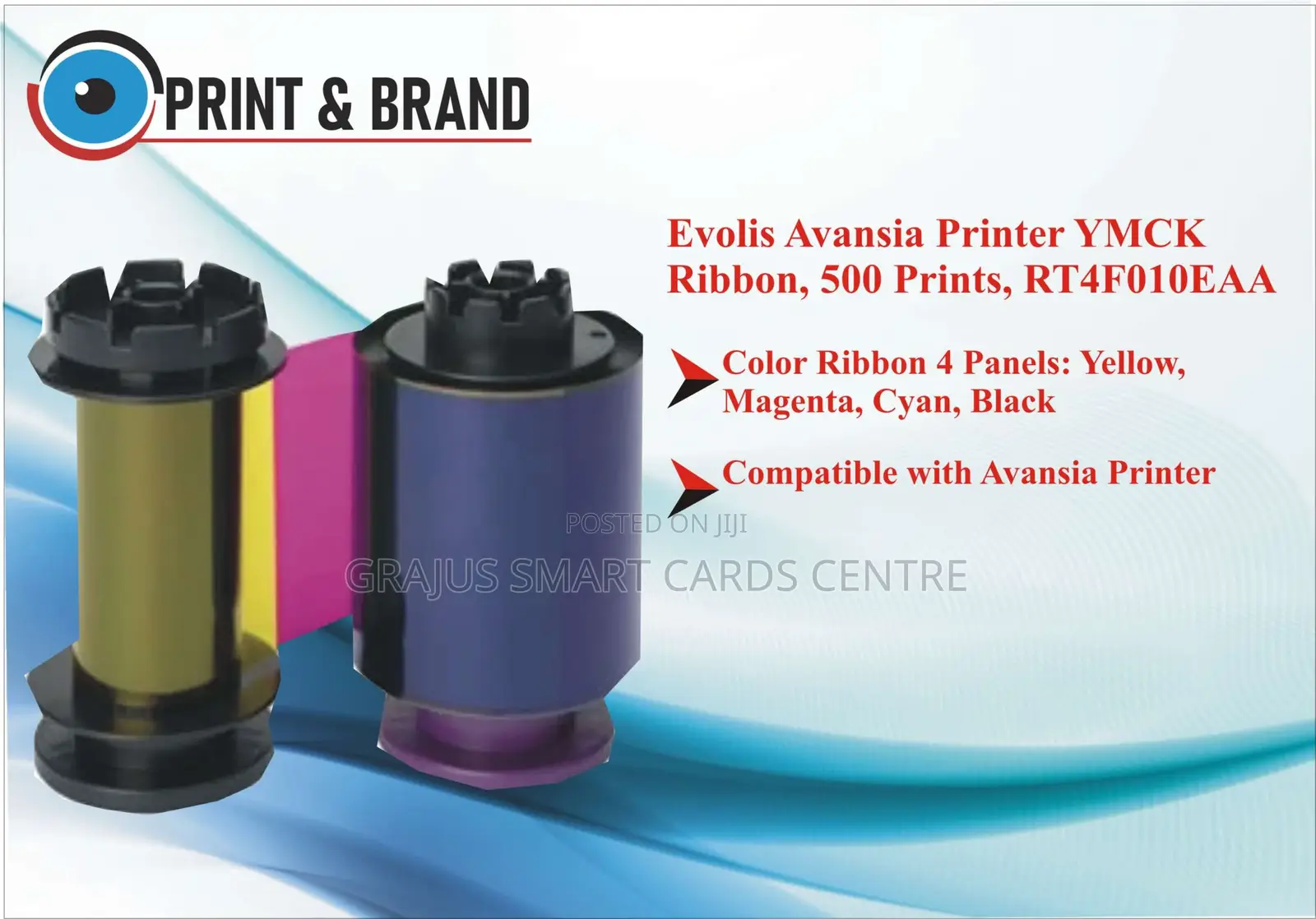 Evolis Avansia YMCK Color Ribbon - RT4F010EAA