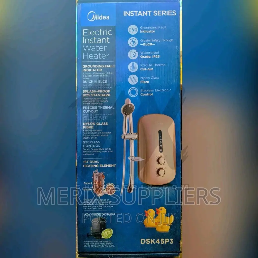 Midea Hot Water Shower Head With Pressure Pump – DSK45P3