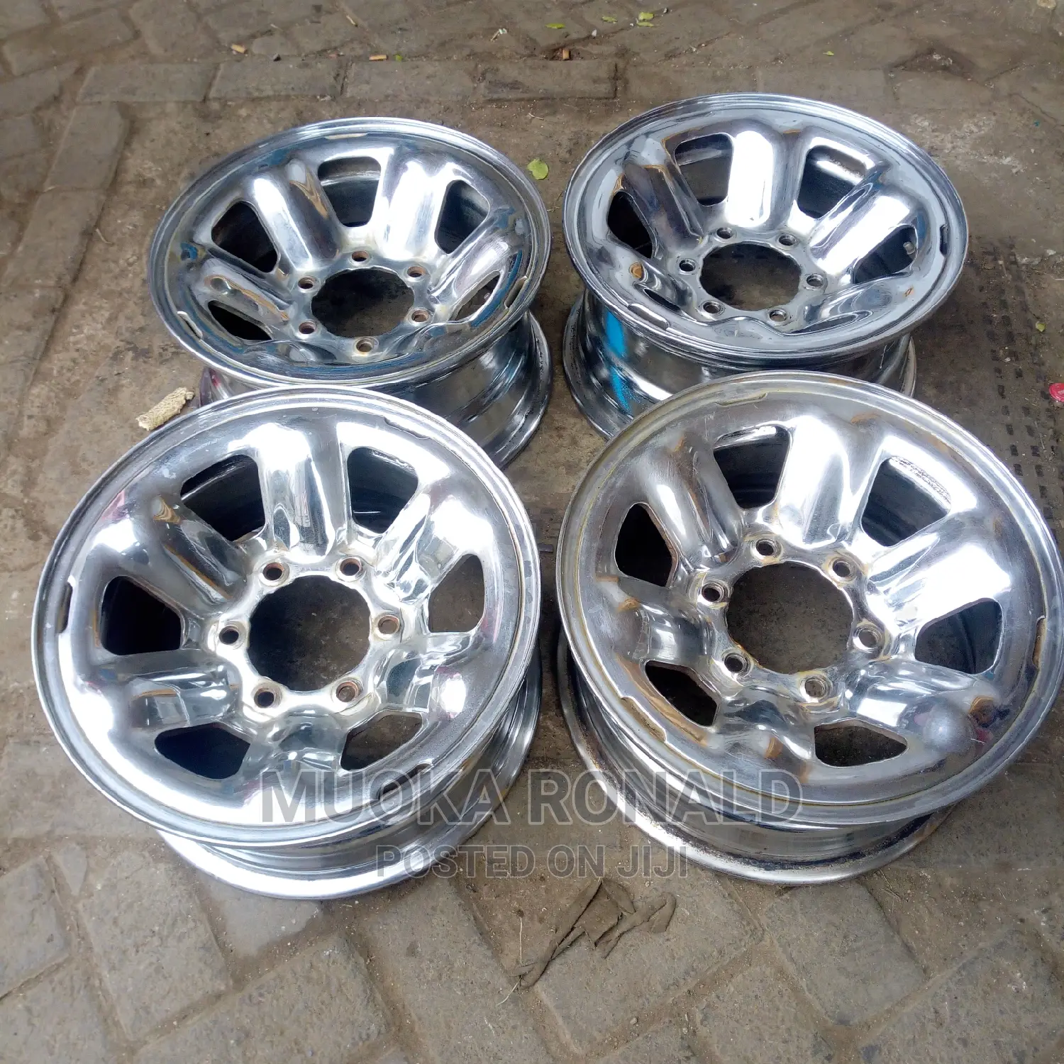 Chrome Rims for Toyota Hiece 15inch (Steel Rims) OFFSET