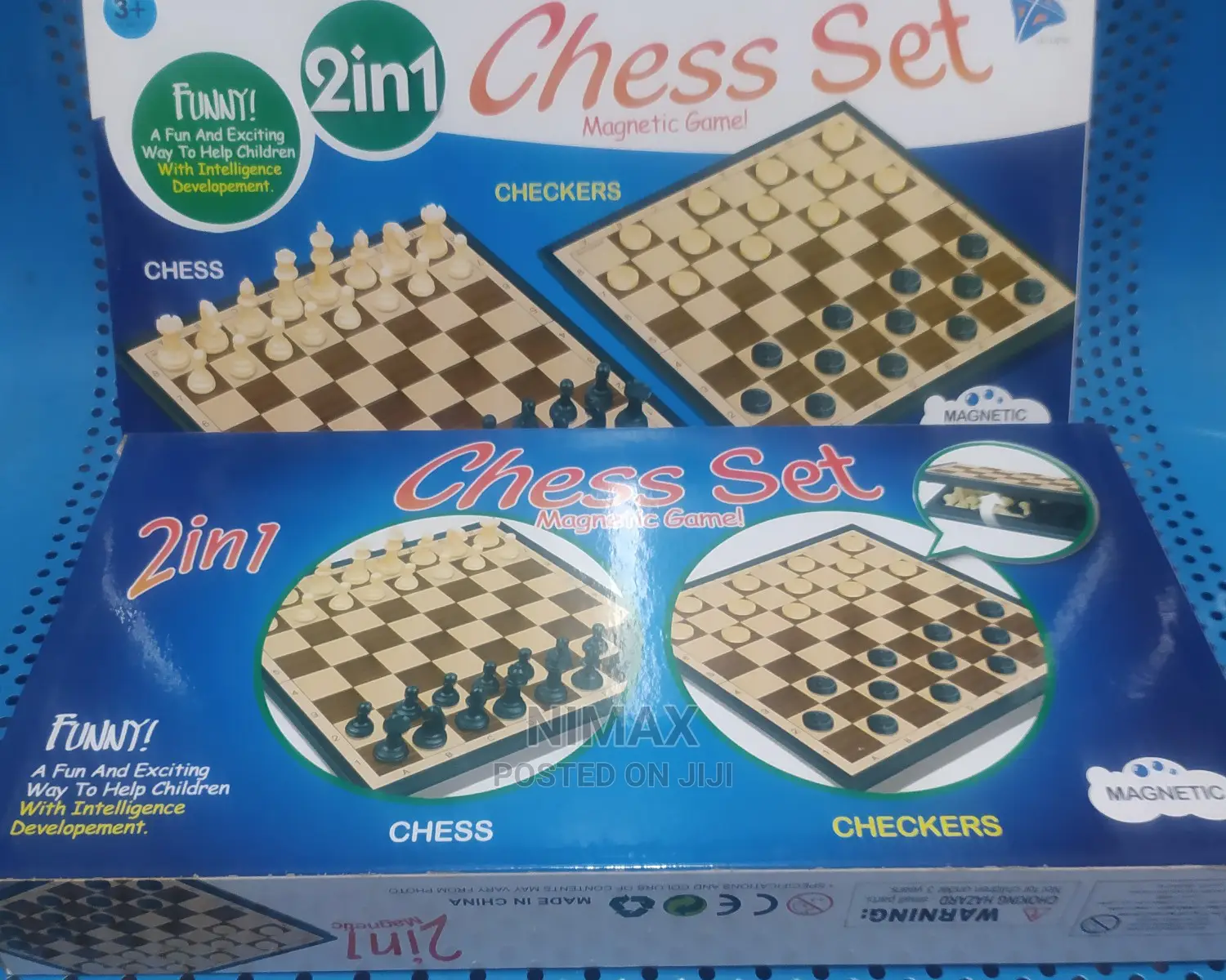 Chess And Checkers Set Giant Size.