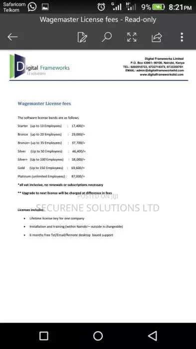 Pay Roll Services Wage Master 5