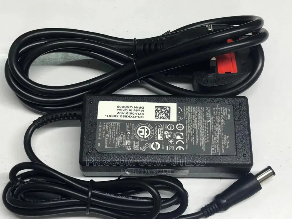 Dell Laptop Charger 19.5V, 4.62A Big Pin
