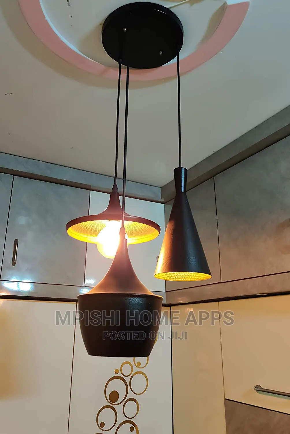 3pcs Round Cluster Pendant Light