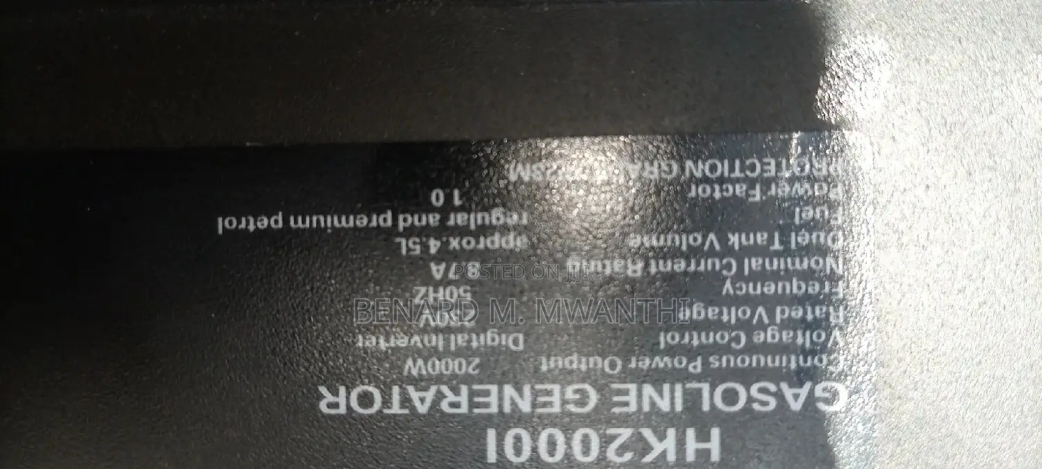 Hk2000i Silent Generator