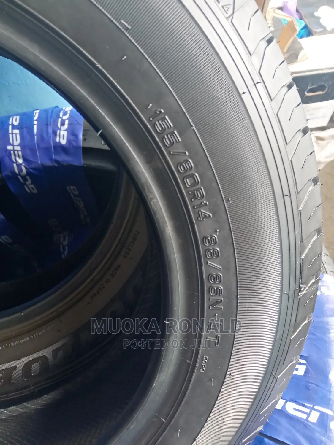 155/80r14 Dunlop Tyre Made in Japan (Lt