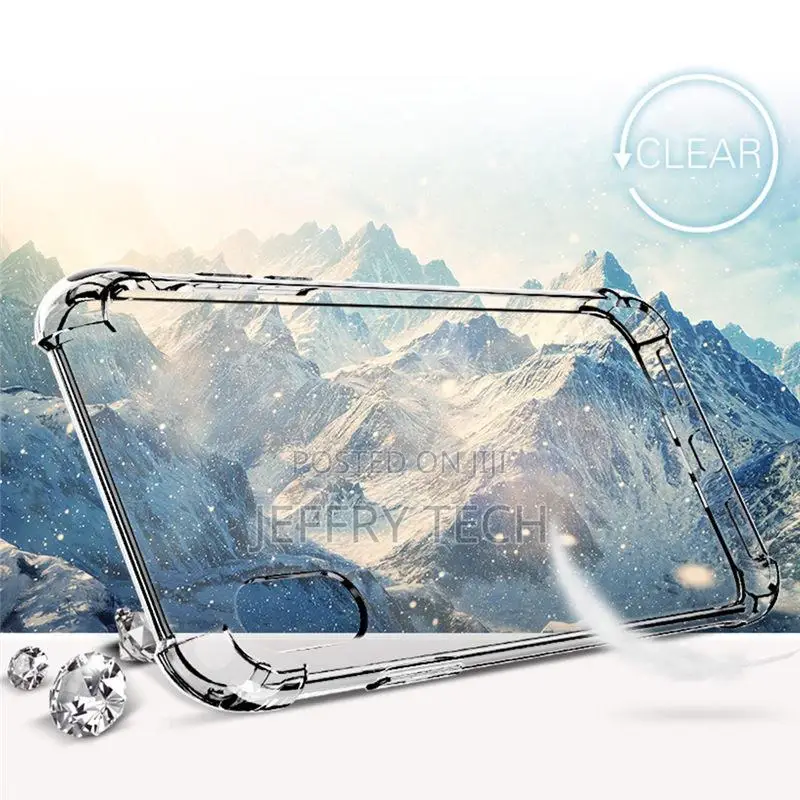 Clear Transparent TPU Phone Case for iPhone 5 6 6s 7 8 X Plu