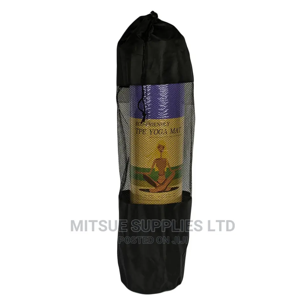 TPE Yoga Mat 6mm Thick With Carry Bag