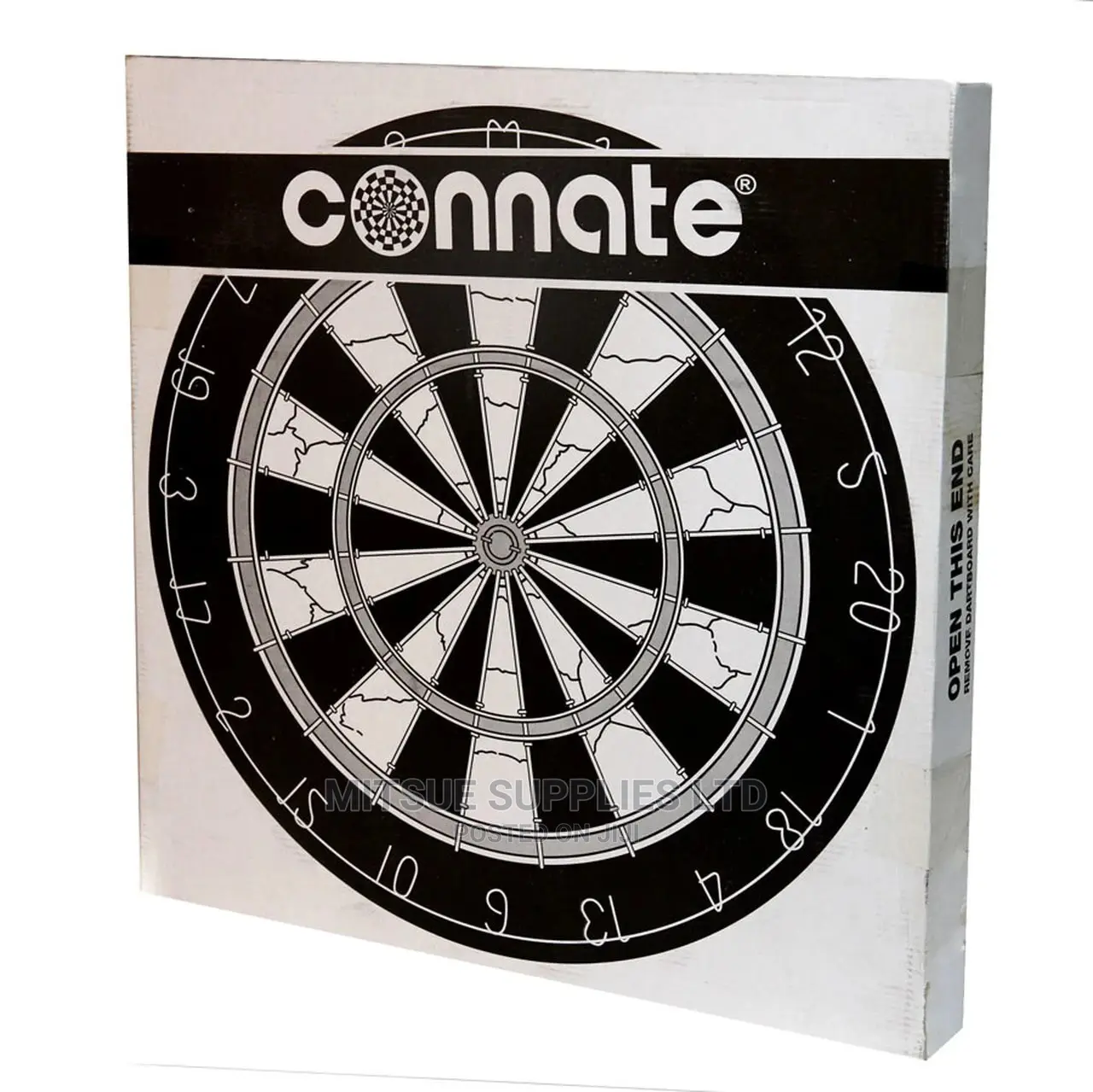 Connate Dartboard With Set Of 3 Kwiz