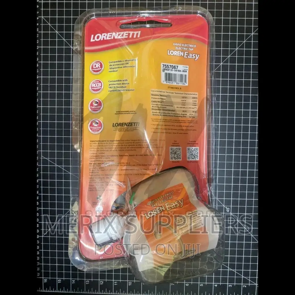 LORENZETTI Loreneasy Instant Hot Water Electric Tap