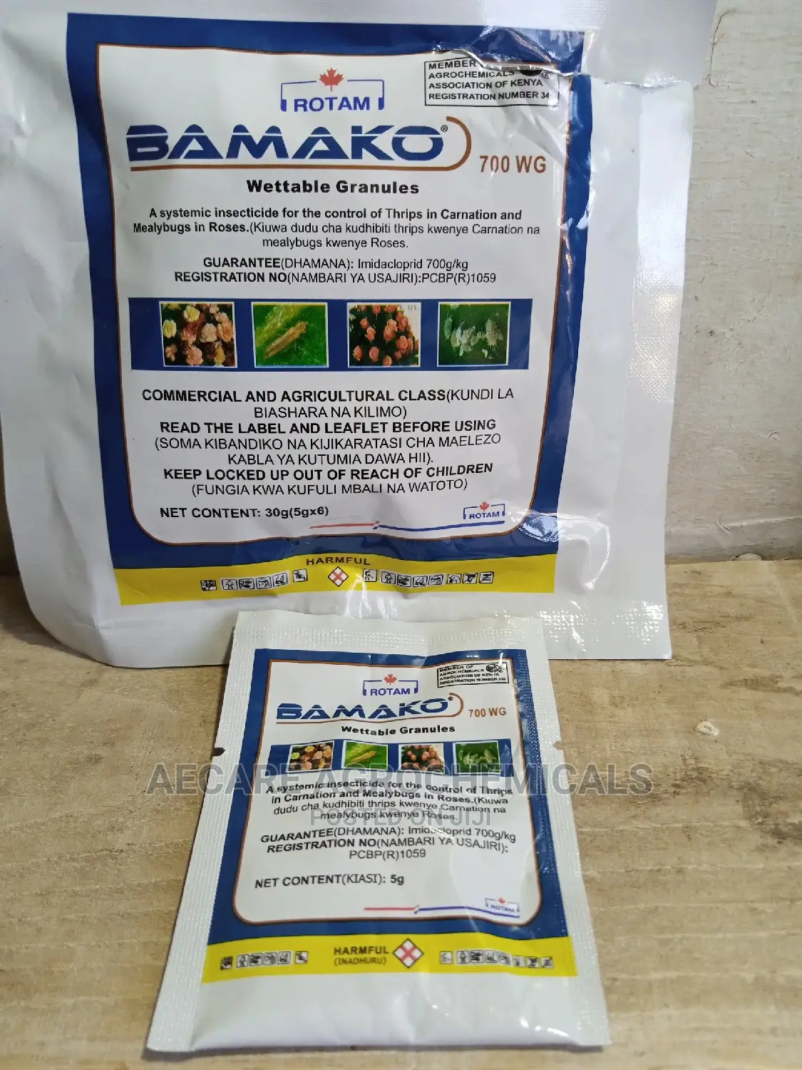 Bamako Pesticide 700wg 5gms