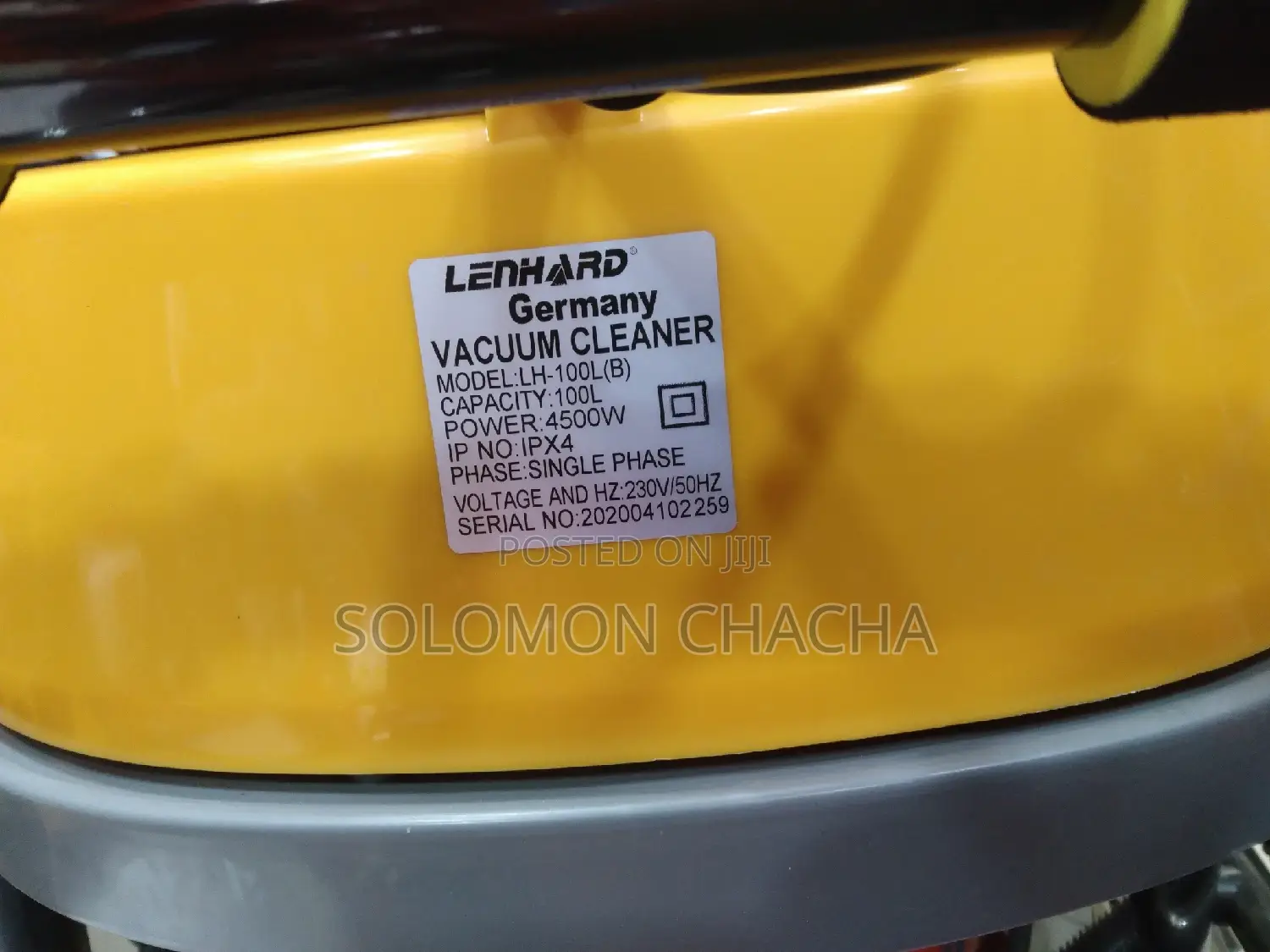 Lenhard 100L Vacuum Cleaner
