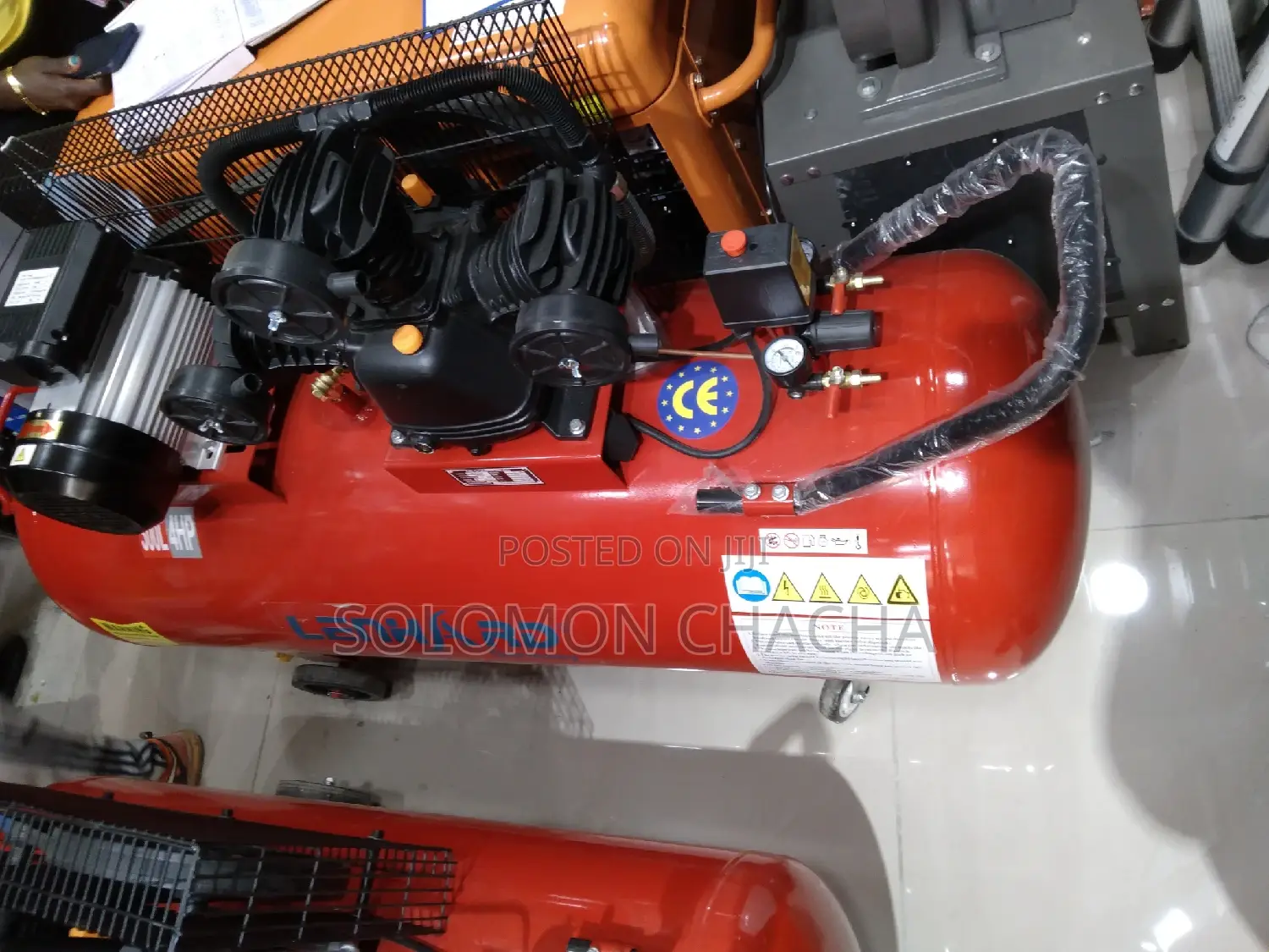 Lenhard Compressor 300litre 4hp