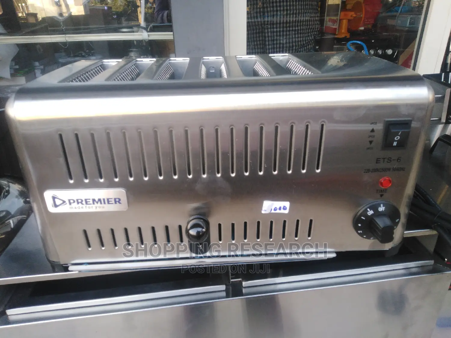 Electric Toaster Machine 6-Ports Stainless Steel