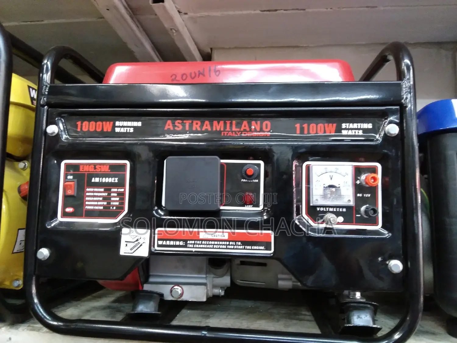 Astramilano Italy Gasoline Generator 1100watts