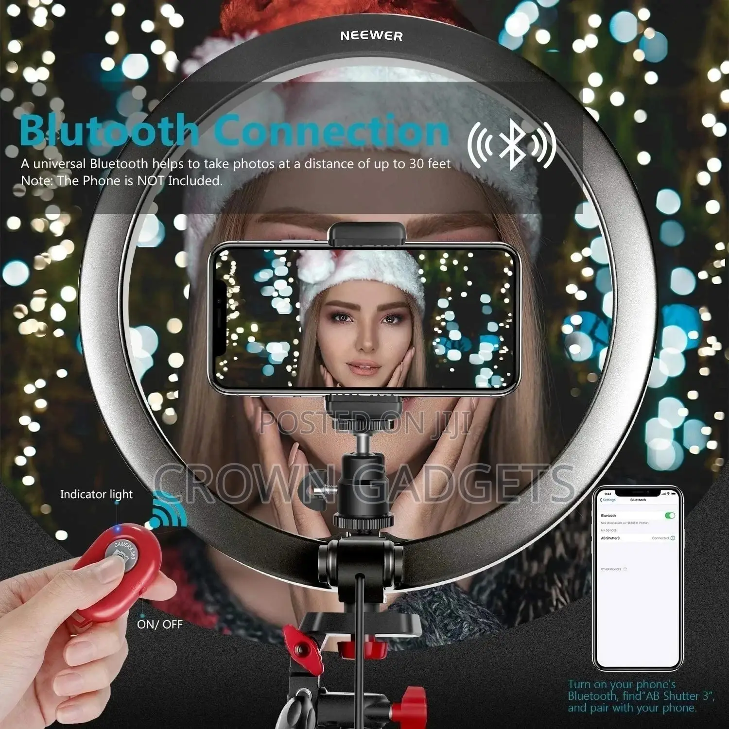 10 Inch Ring Light With Stand Tripod