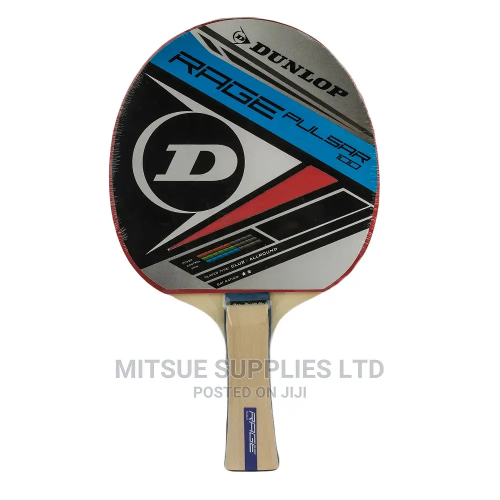 2 Table Tennis Bat Dunlop Rage Pulsar 100