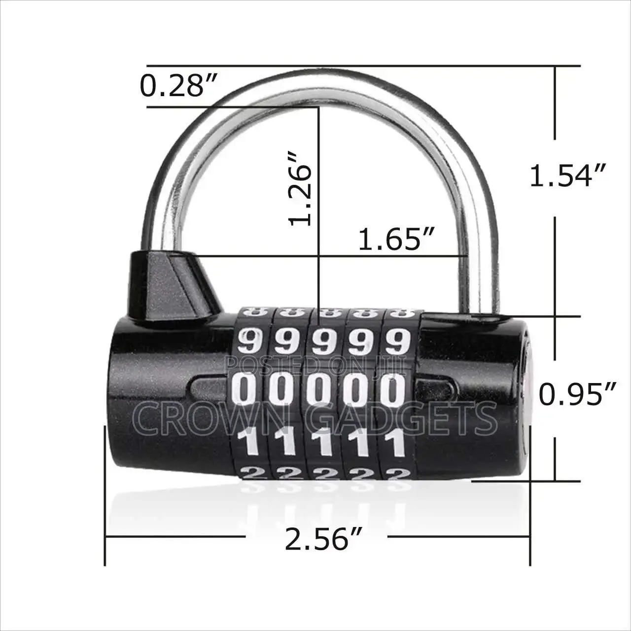 5 Digit Combination Padlock