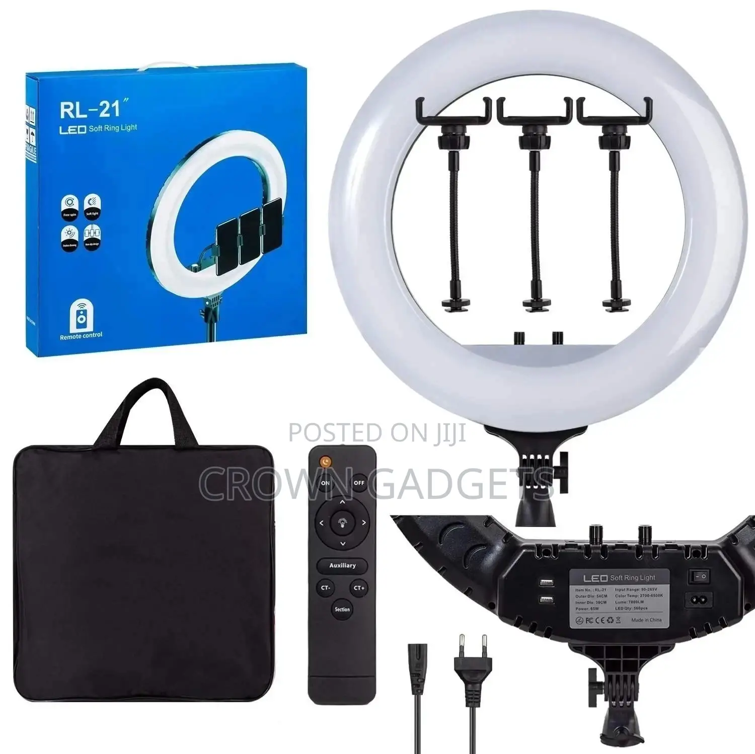 Original Rl 21 Inch Led Ring Light Photography Lamp Set
