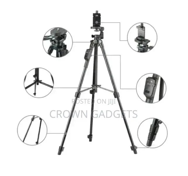 VCT-5208 Tripod With Bluetooth Control Shutter