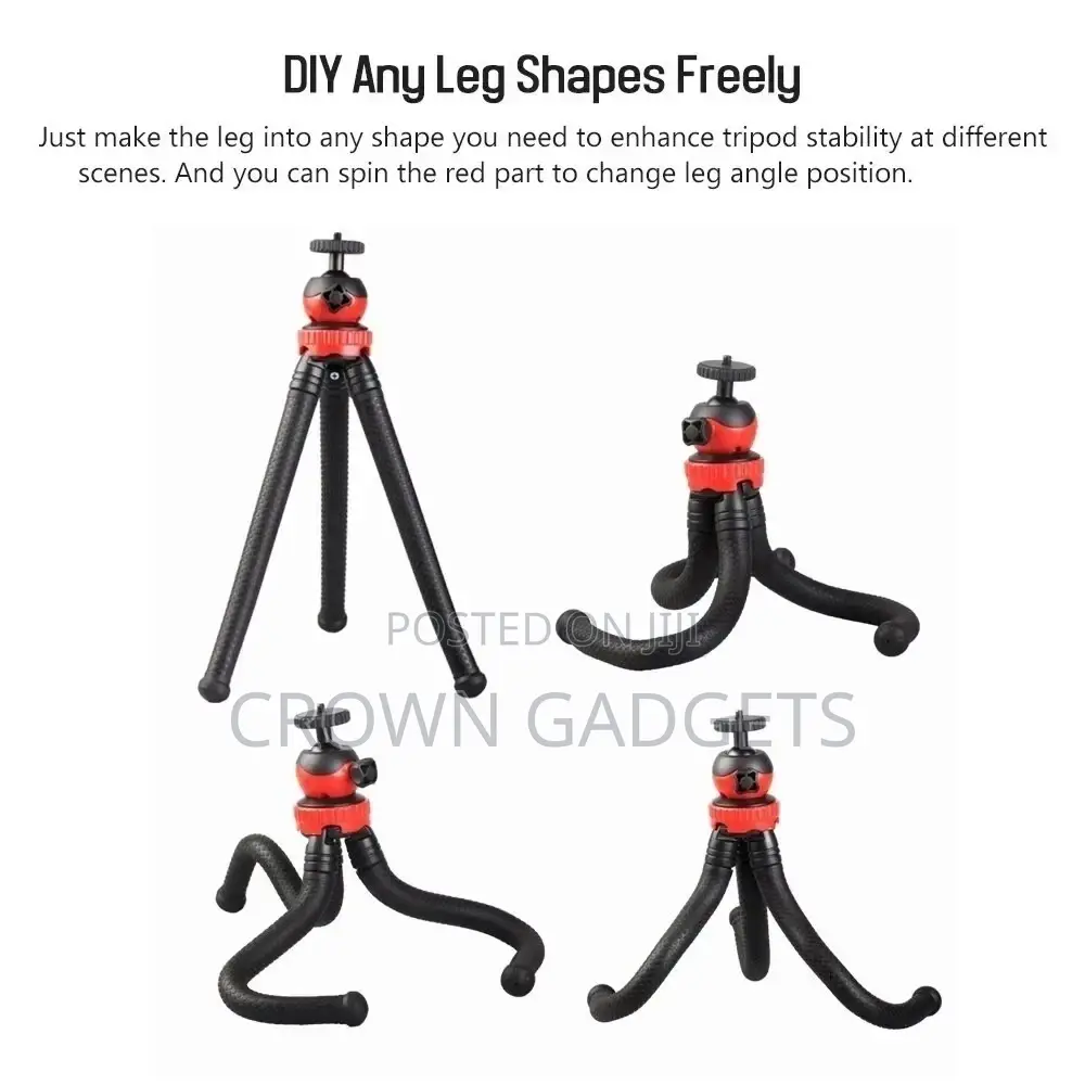Mini Portable Flexible Octopus Tripod