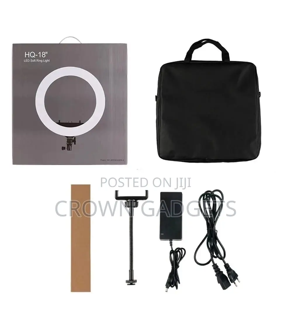 18′′ Inch 55W Dimmable Remote Dimmable Selfie LED Circle