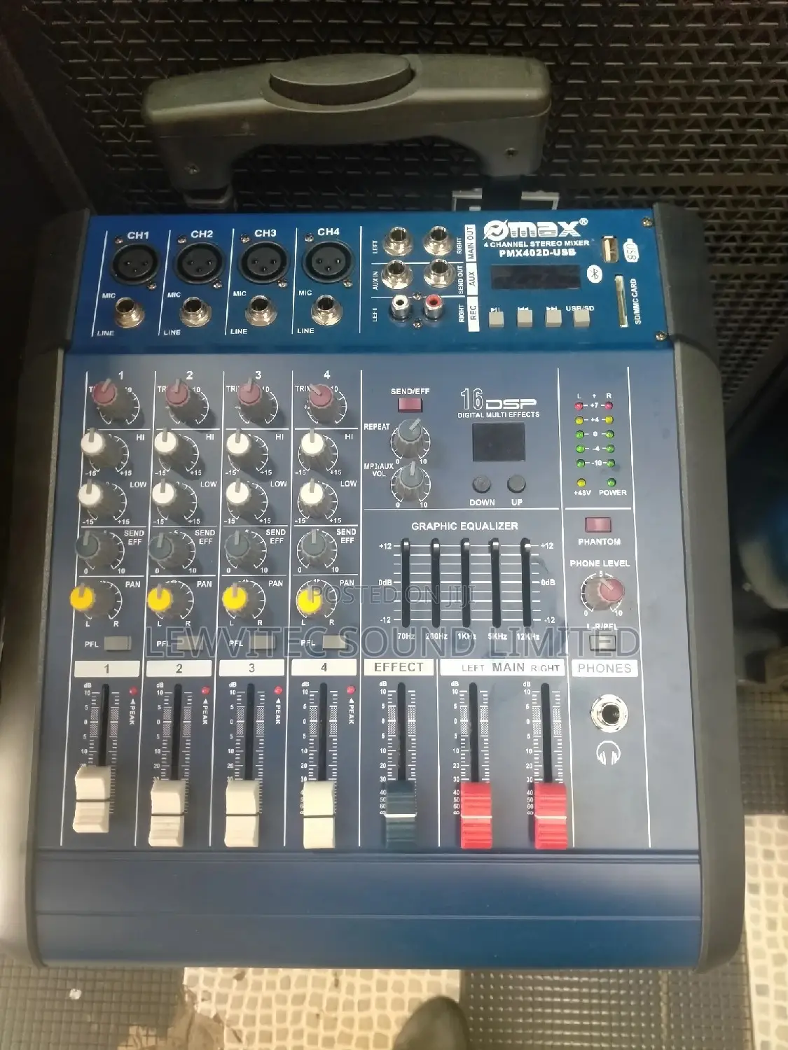 4 Channel Powered Mixer