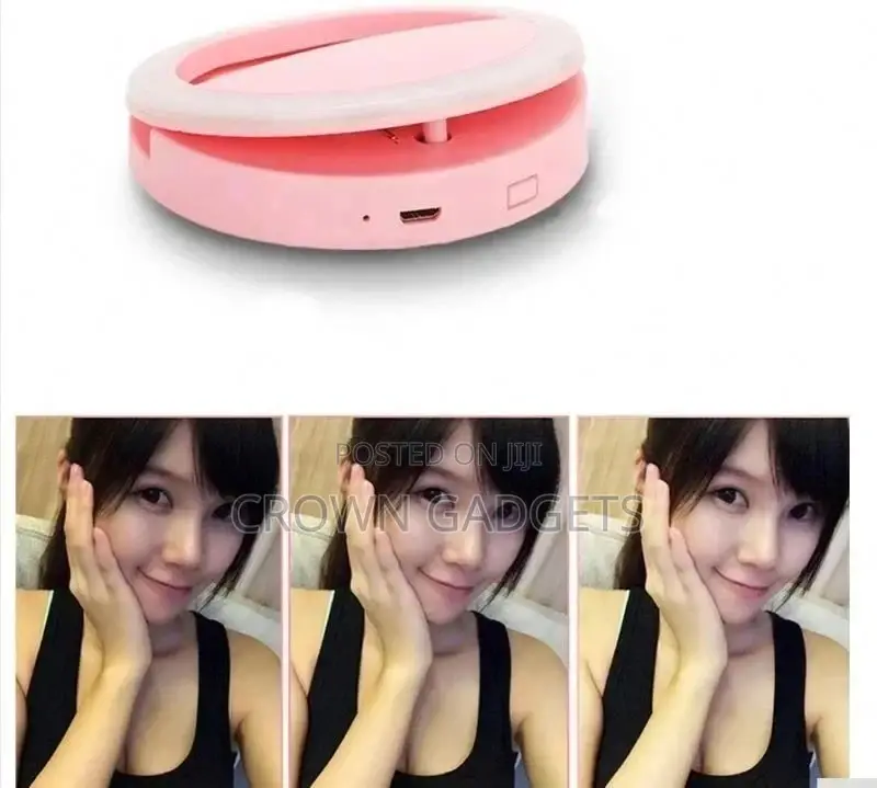 RK-14 Portable Size Mobile Phone Selfie Ring Light -