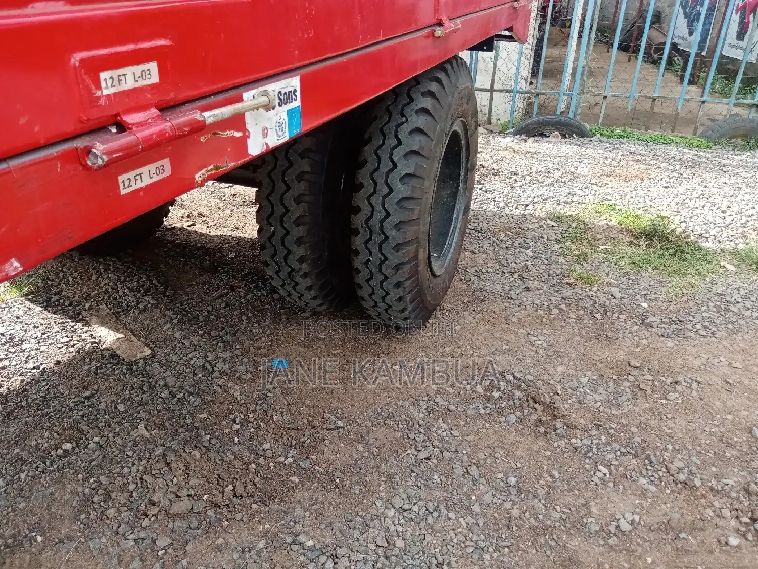 8 Tonne Tipping Trailer