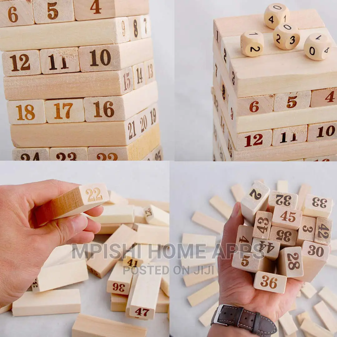 54pcs Jenga Blocks