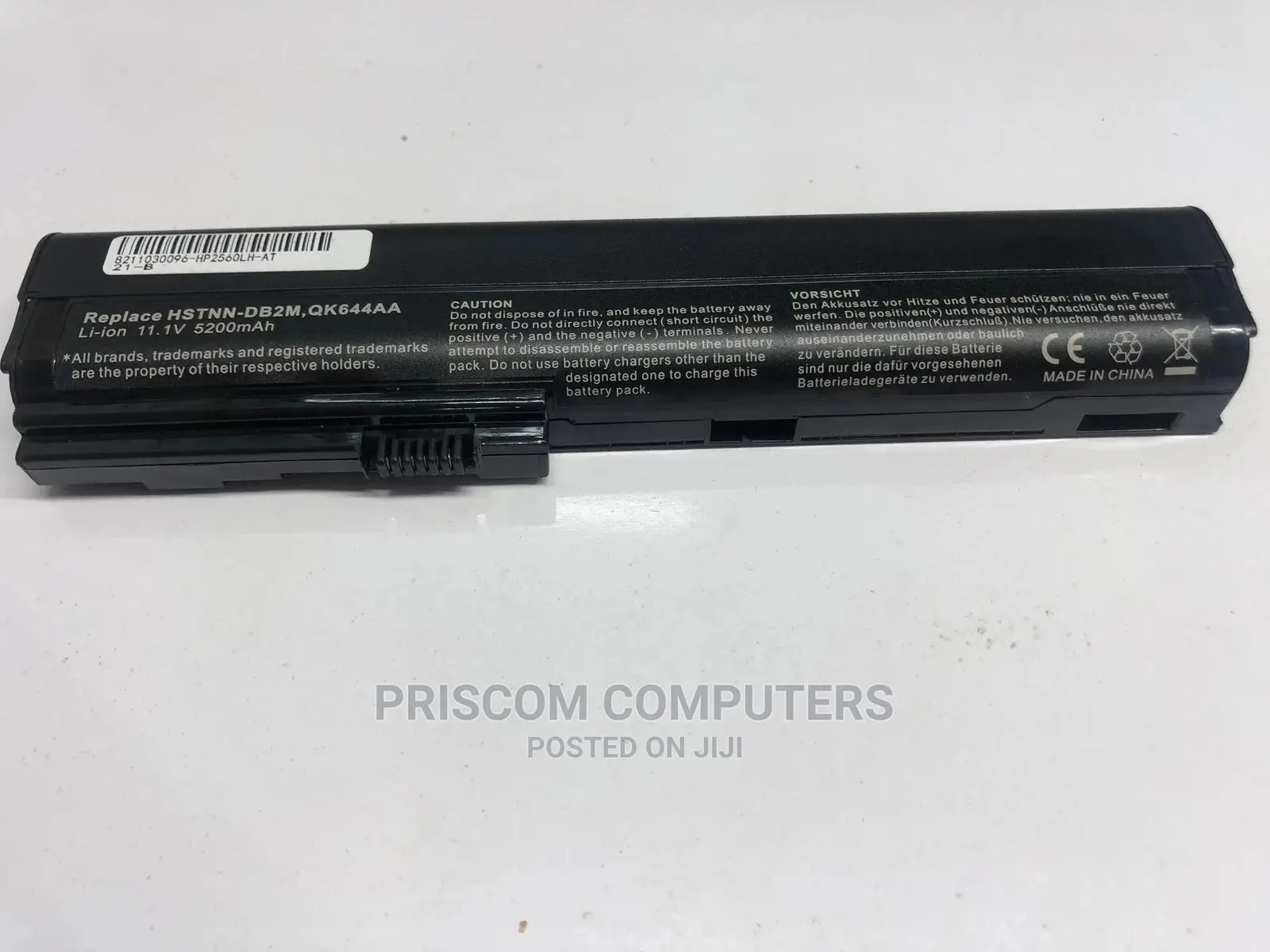 Hp 2560P, 2570P Laptop Battery