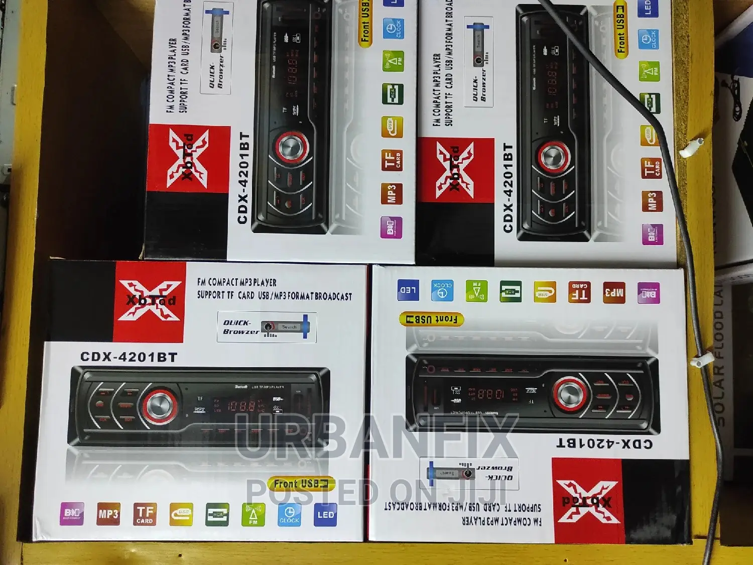 Xplode Car Stereo Radios With Bluetooth, FM and USB Ports