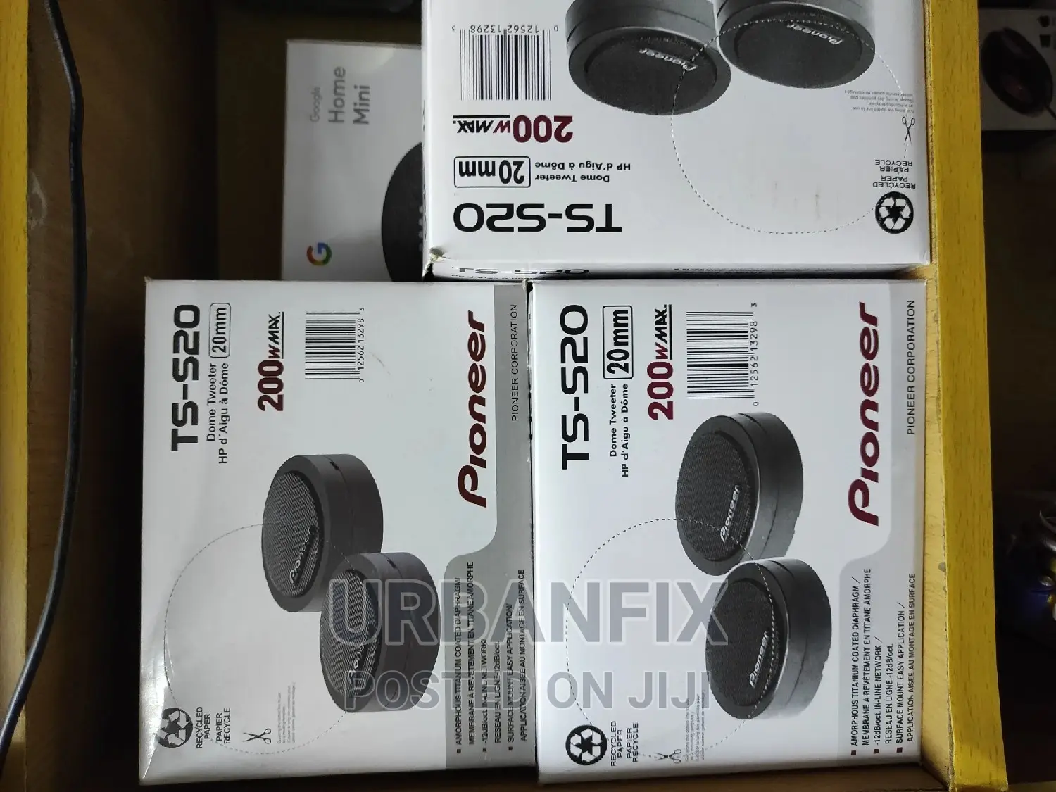 Powerful Pioneer Ts-S20 Tweeters, With Max 200watts
