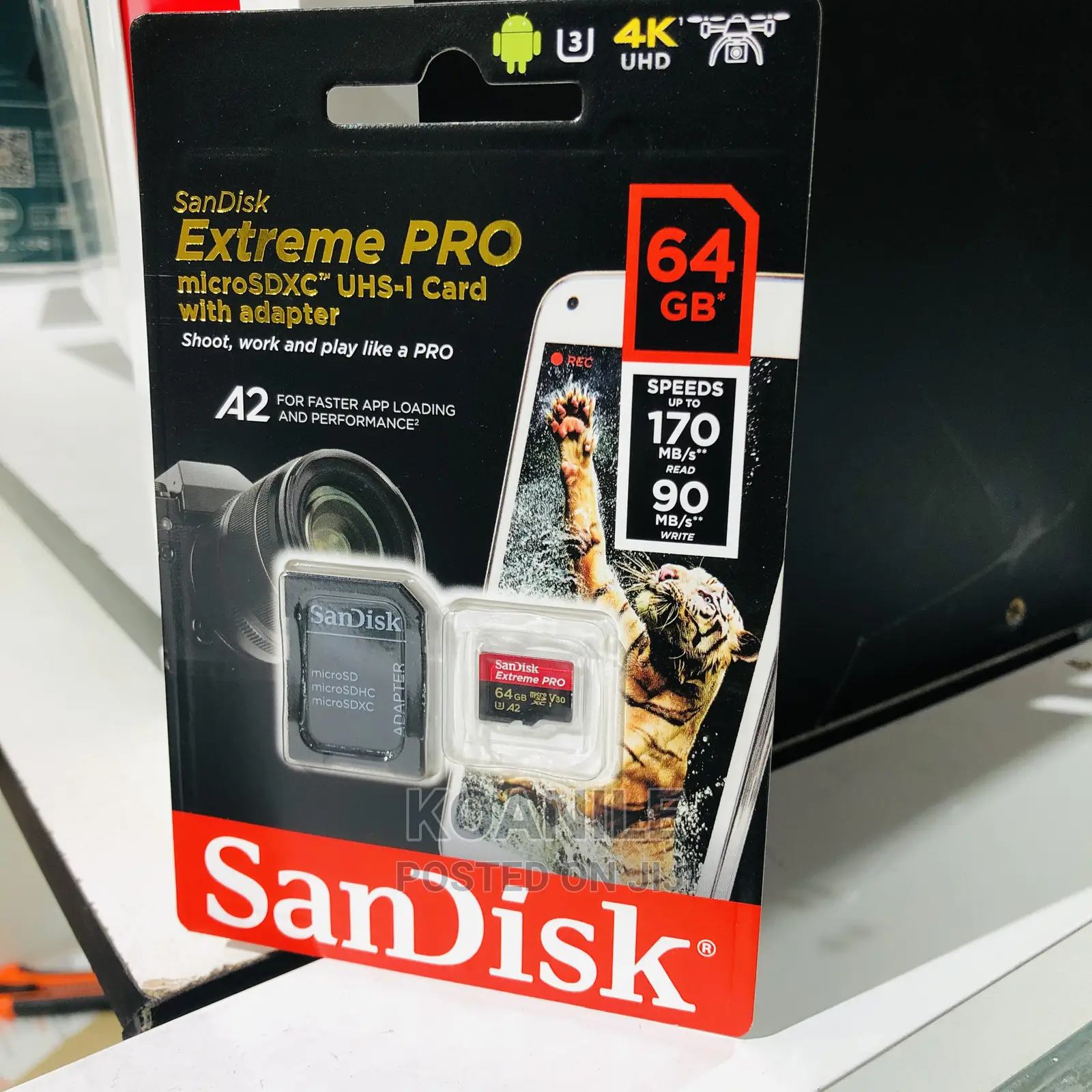Sandisk 64gb Extreme Pro A2 Highspeed